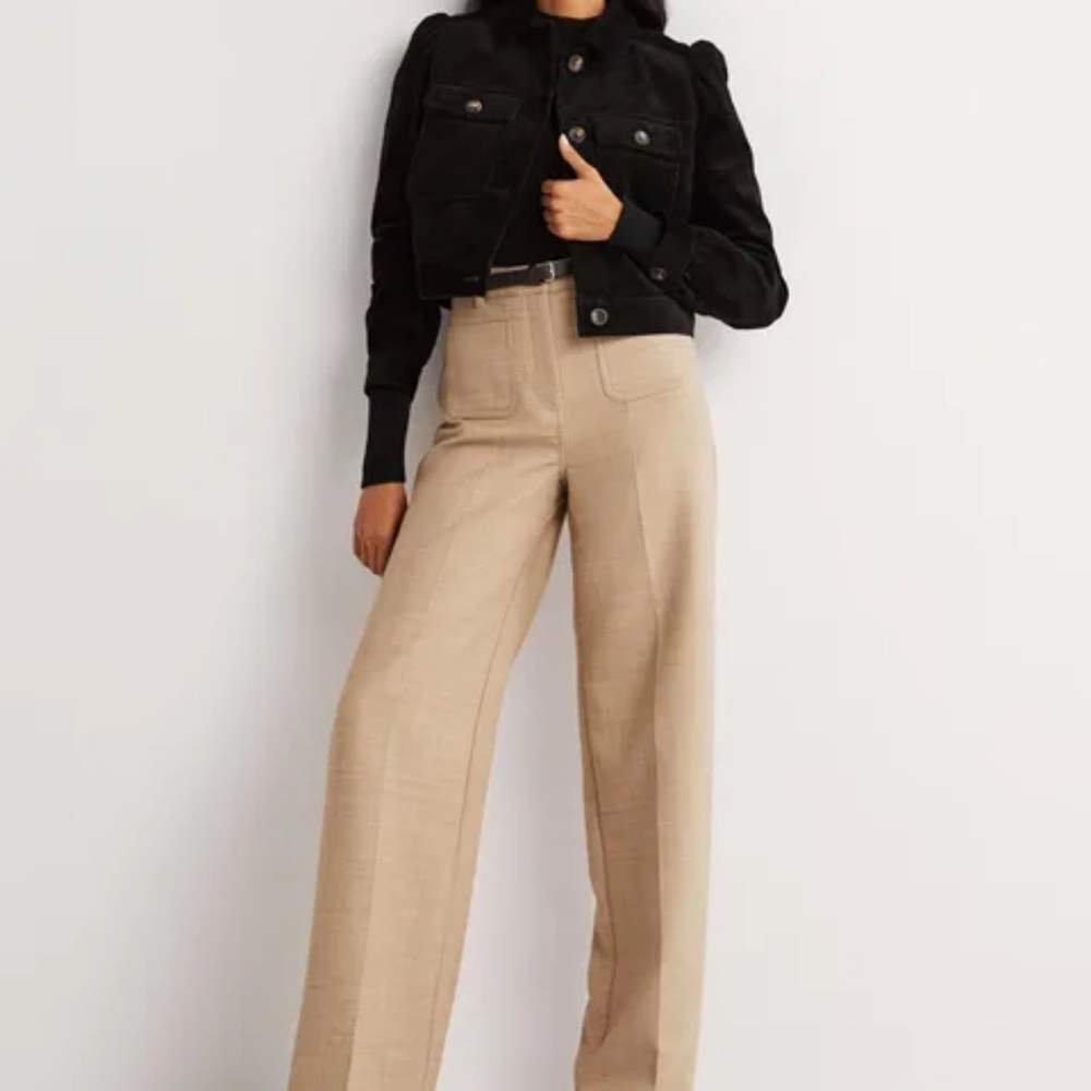 Boden Wide Leg Patch Pocket Pants size 10R